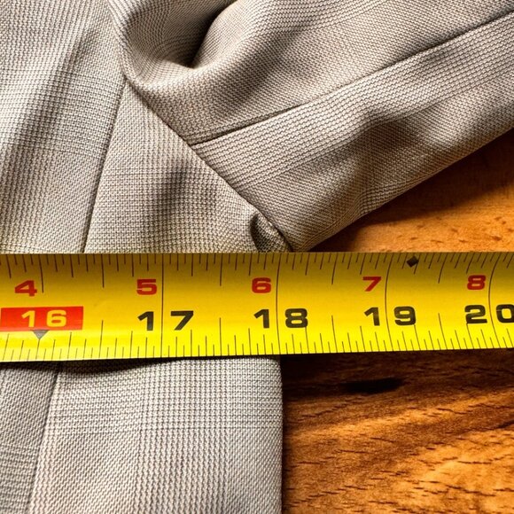 Calvin Klein Blazer MSRP $139 Gray Houndstooth Jacket Single Breasted Small NWT - Picture 10 of 12